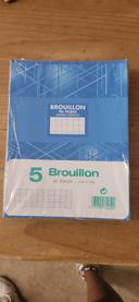 Lot 5 cahier de brouillon