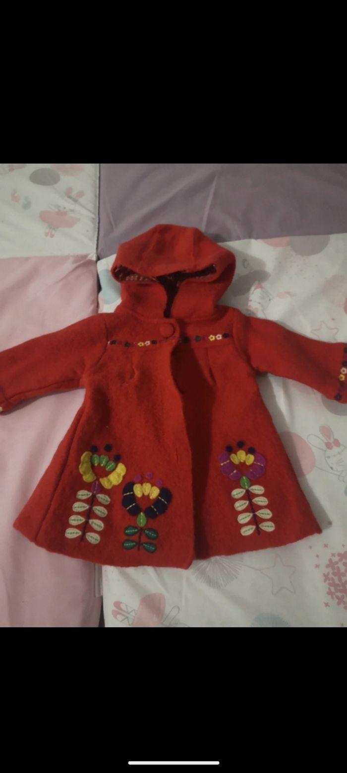 Manteau long bébé fille 3 mois - photo numéro 1