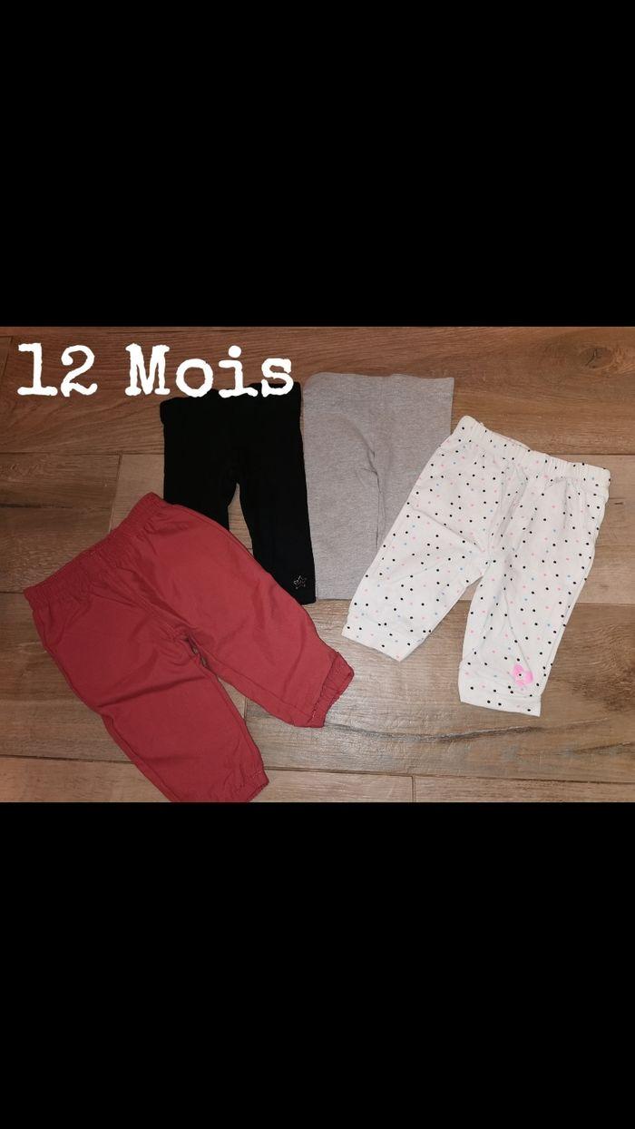 Lot de 4 leggings pantalons