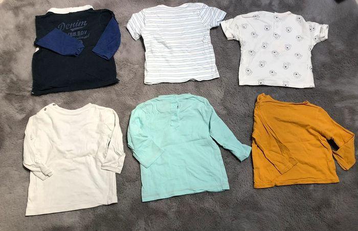 Lot de 6 t-shirts 9 mois - photo numéro 2