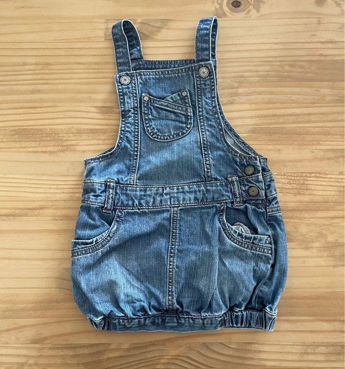 Robe salopette en jean 3 ans 94 cm - photo numéro 1