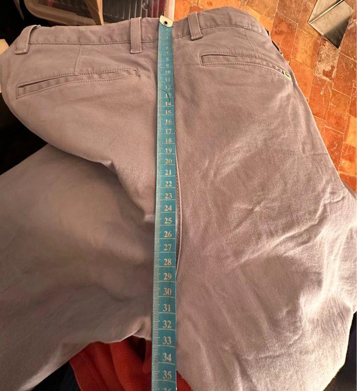 Pantalon toile Lacoste bleu ciel taille 38 - photo numéro 13