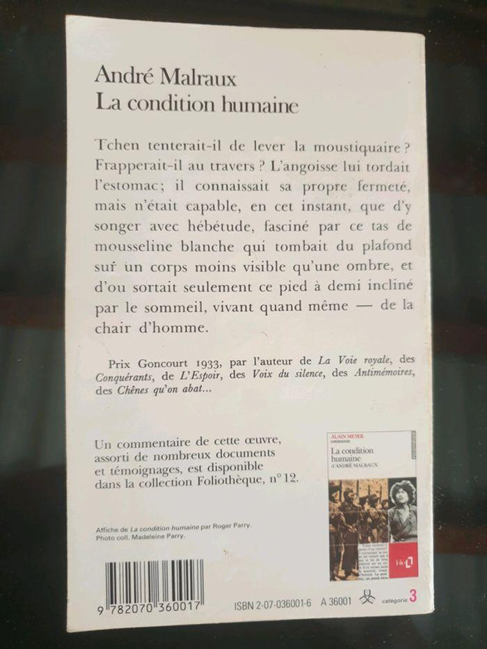 Livre la condition humaine - photo numéro 2