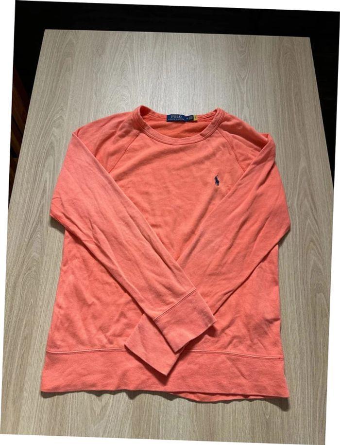 Pull Ralph Lauren Corail Taille M Authentique - photo numéro 5