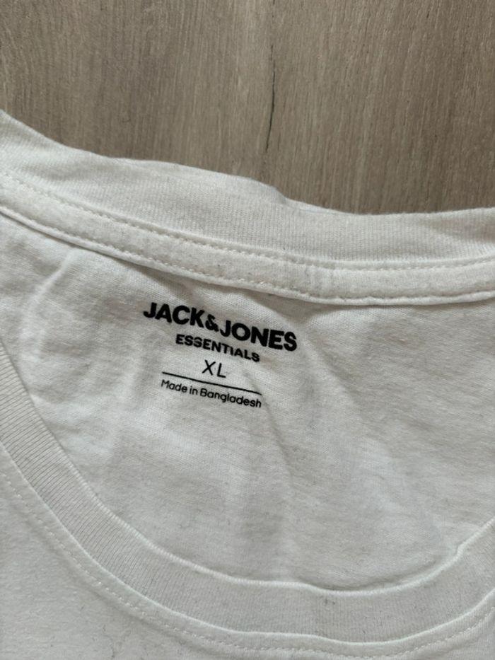 Tee shirt jack and jones blanc - photo numéro 3