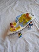 Playmobil sortie bateau en famille