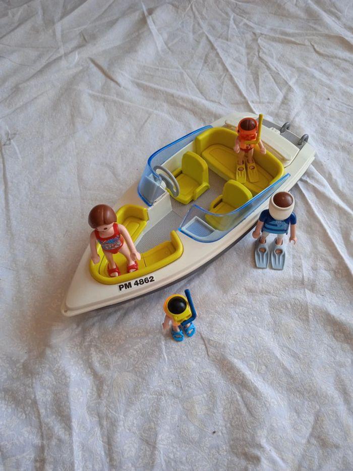 Playmobil sortie bateau en famille - photo numéro 1