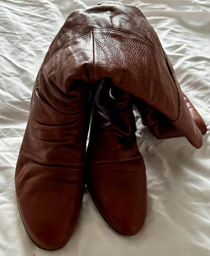 Bottines Cuir marron -T41 Jacqueline Rui - photo numéro 7