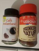 Chicorée Leroux et café soluble