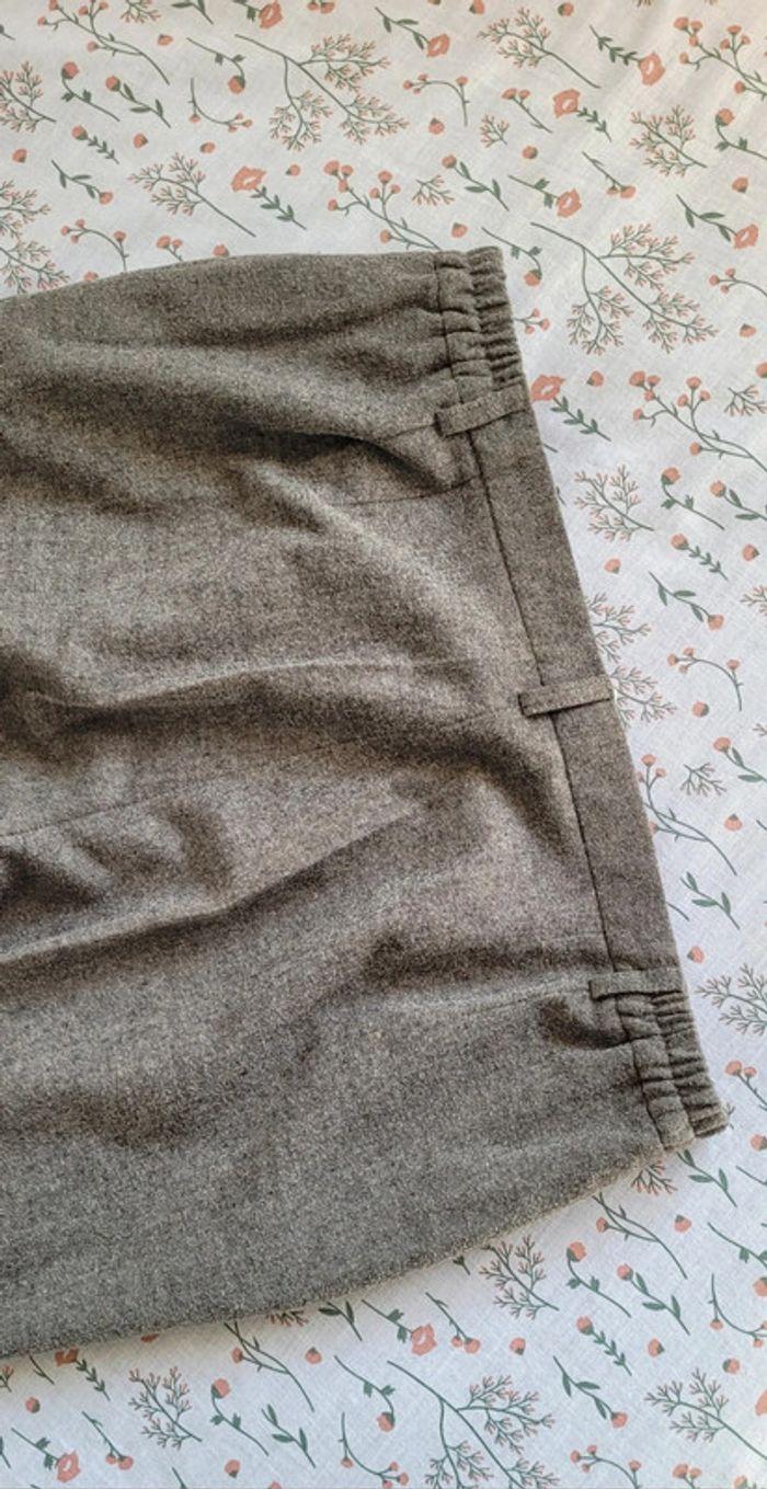 Pantalon tailleur gris droit Vintage Damart - photo numéro 9