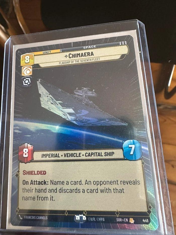 Chimaera HyperSpace FOIL Star Wars Unlimited - photo numéro 2