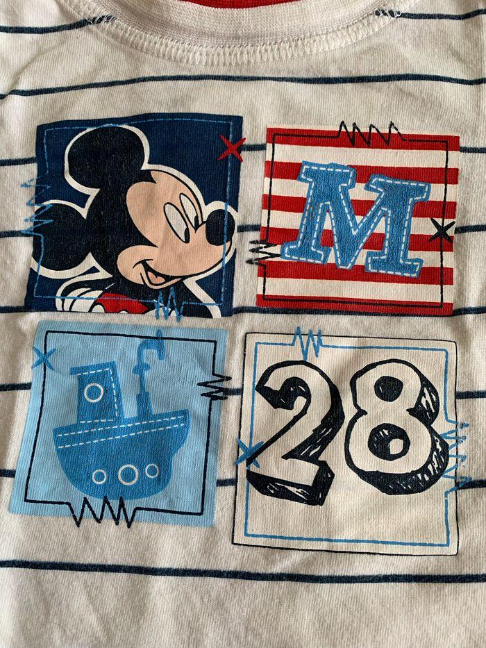 T-shirt Mickey blanc  - 3 mois - photo numéro 2