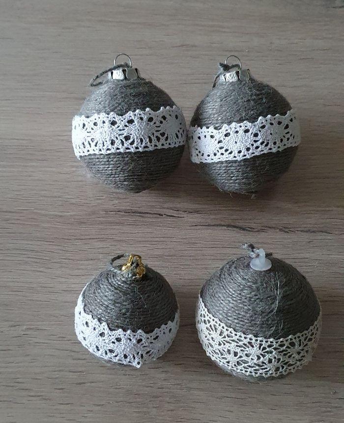 🌸 4 boules de Noël 🎄 🎅 🌸