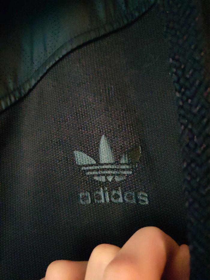 Veste adidas marron et dorée col tombant - photo numéro 4