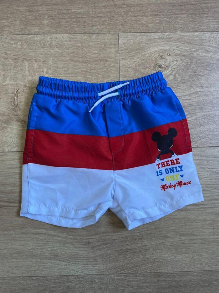 Short maillot garçon Mickey Disney Baby 9 mois - photo numéro 1