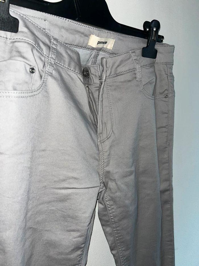 Pantalon gris pimkie taille 38 - photo numéro 2