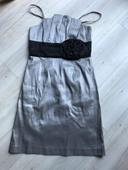 Robe cocktail grise Taille 36