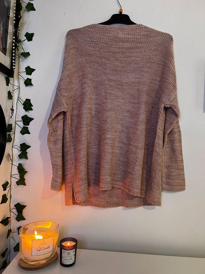 Pull en laine rose - photo numéro 2