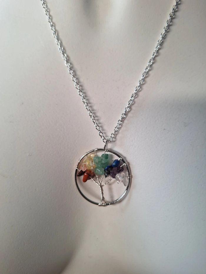 Pendentif arbre coloré - photo numéro 2