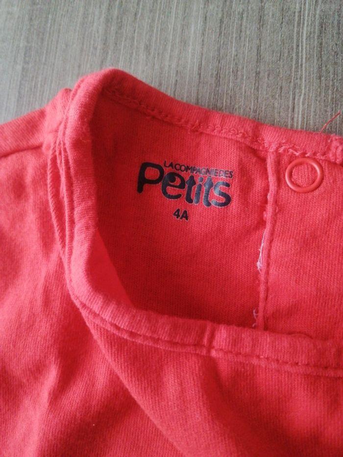 T shirt 4 ans la compagnie des petits - photo numéro 2