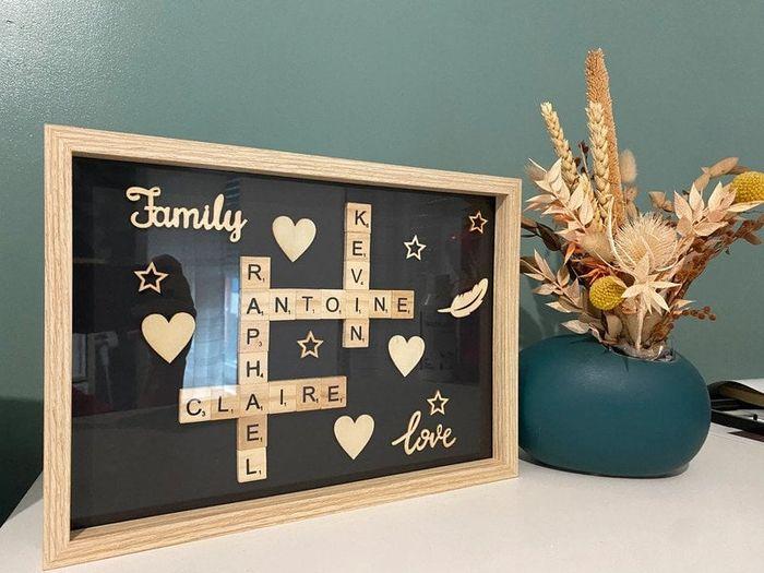 cadre famille scrabble prénoms - photo numéro 4