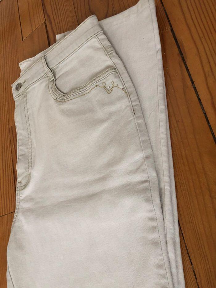 Pantalon crème I Quing T 5 taille XL / 42 / 14 - photo numéro 2