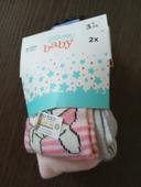 2 paires de Collants les aristochats 9/12 mois