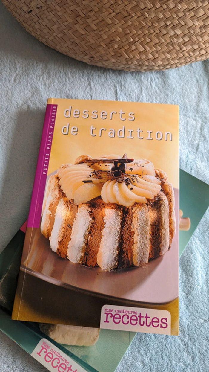 Lot de 2 livres de cuisine Recettes du Potager et Desserts de tradition - photo numéro 2