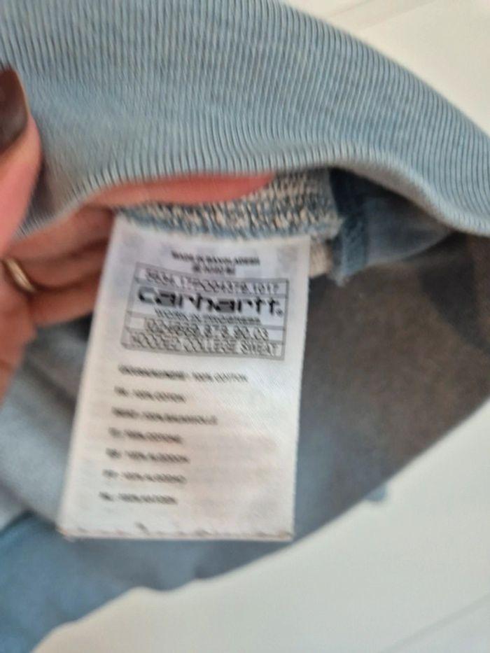 Sweat Carhartt capuche bleu taille XS - photo numéro 3