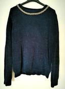 Pull en laine strass