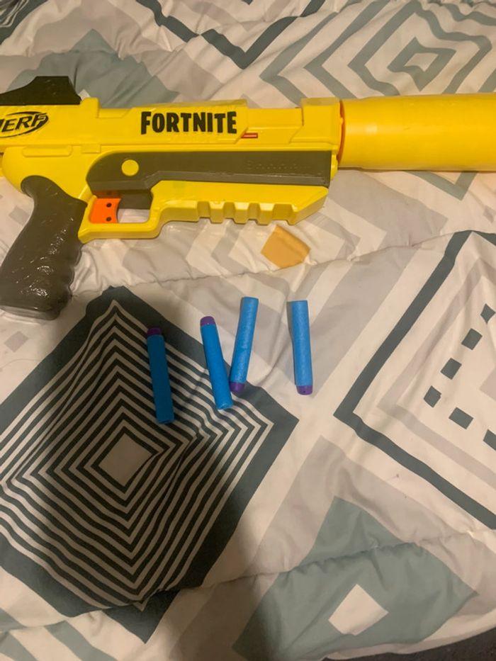 Nerf Fortnite SP jaune avec fléchettes - photo numéro 2