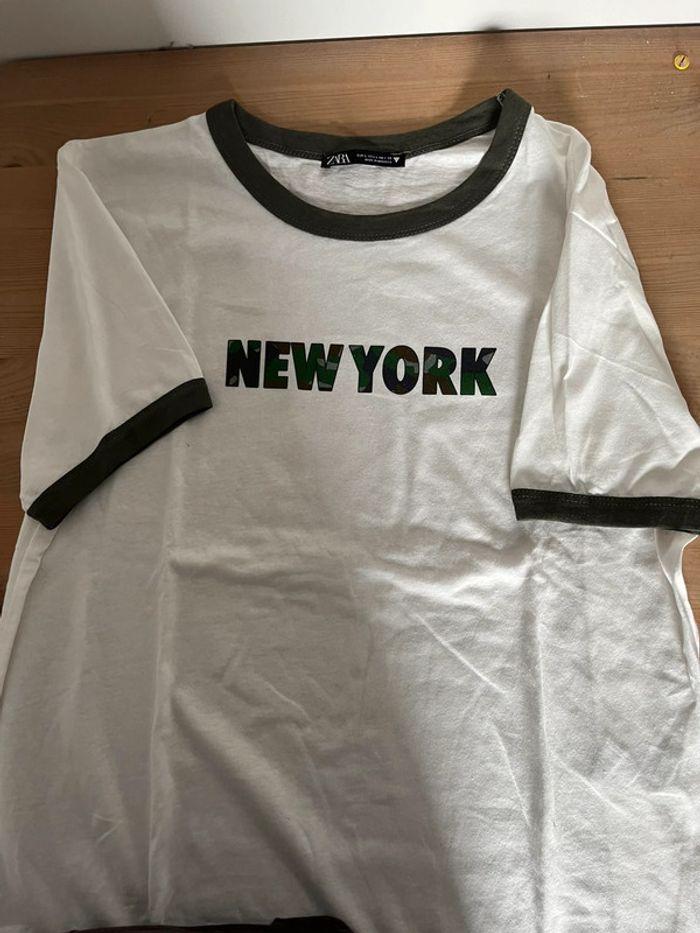 Teeshirt Zara taille L « New York » - photo numéro 3