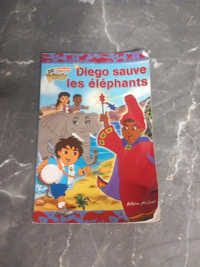 Livre Diego sauvé les éléphants - photo numéro 1