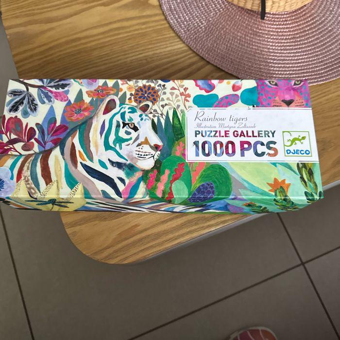 Puzzle 1000 pièces Rainbow Tigers