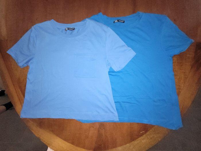 Lot t-shirts fille taille S - photo numéro 2