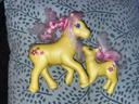 Lot de 2 petits poney vintage