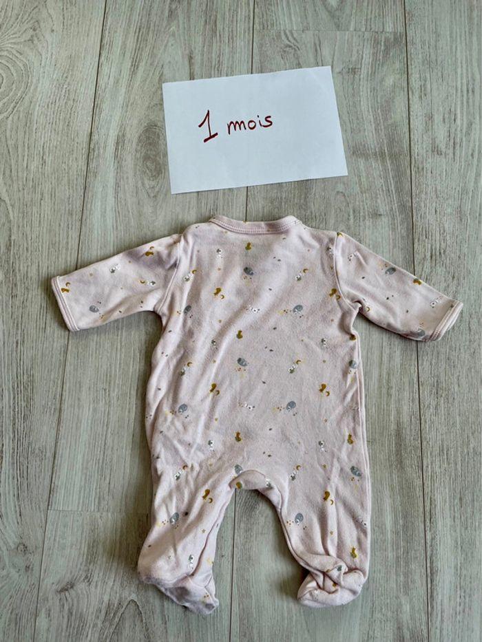 Lot pyjamas 1 mois - photo numéro 3