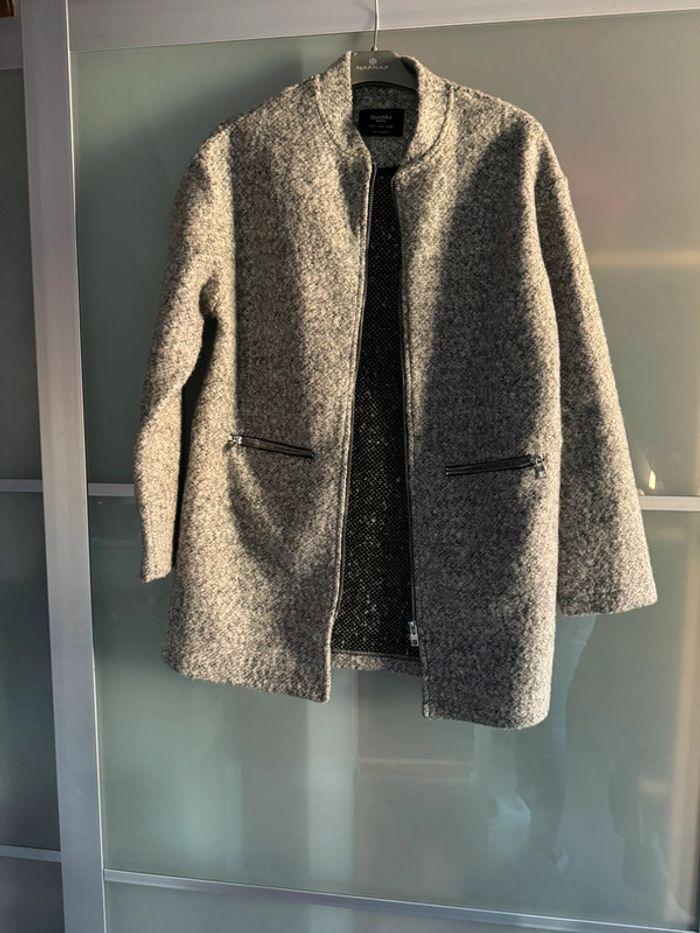 Manteau Bershka gris - photo numéro 2