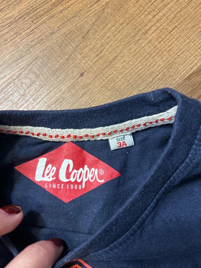 T shirt bleu marine Lee Cooper 3 ans - photo numéro 3