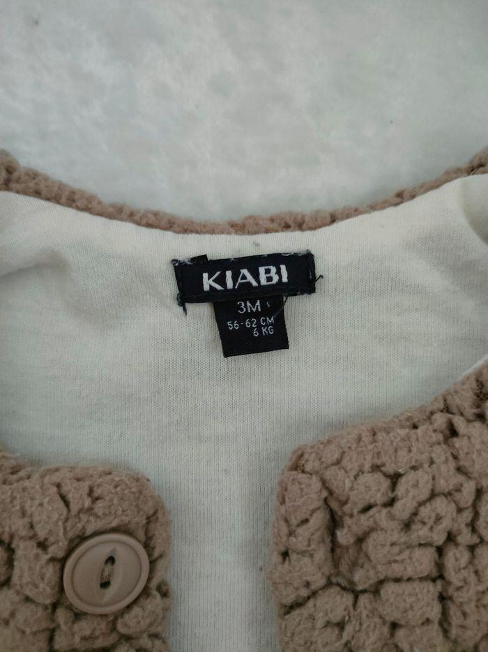 Gilet bébé garçon taille 3 mois marque Kiabi - photo numéro 3