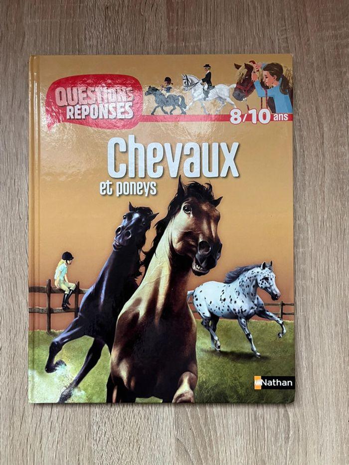 Livre question réponse chevaux et poneys - photo numéro 1