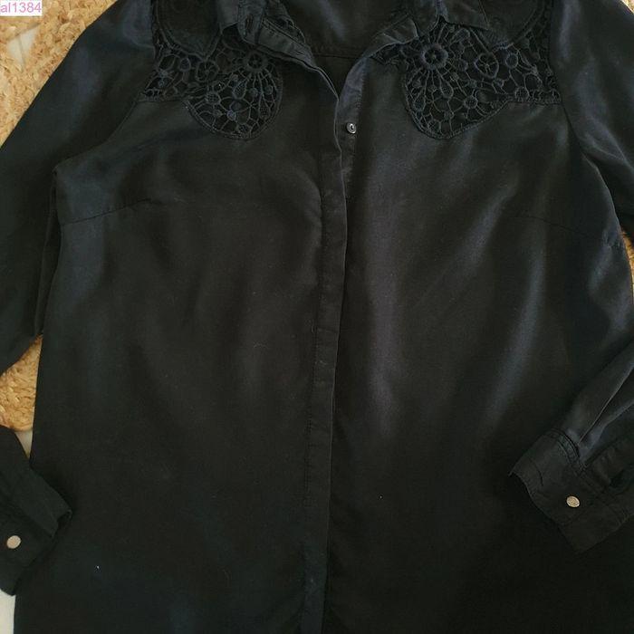 Chemise noir avec dentelle - Kiabi- Taille M : 38 - 40 - photo numéro 5