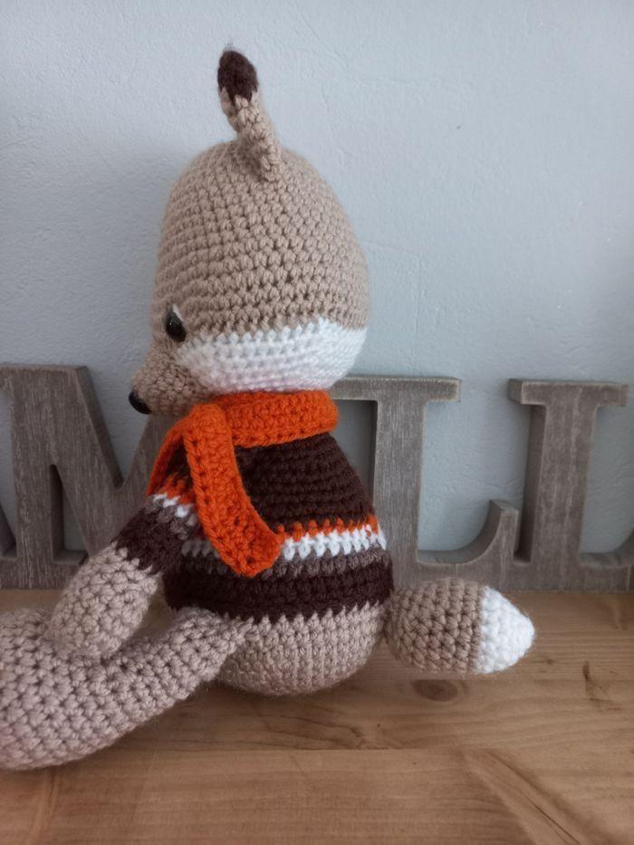 Renard amigurumi au crochet - photo numéro 3