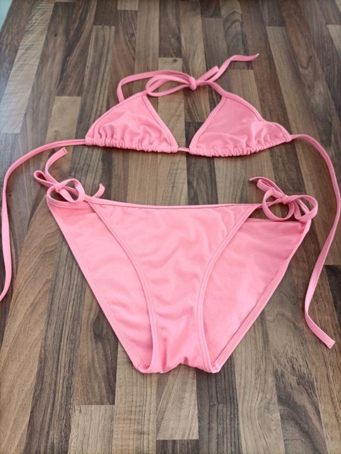 Maillot de bain 2 pièces tribord rose S - photo numéro 1