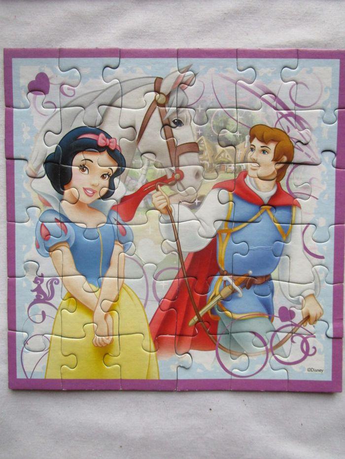 Lot de 4 puzzles princesses Disney - photo numéro 3