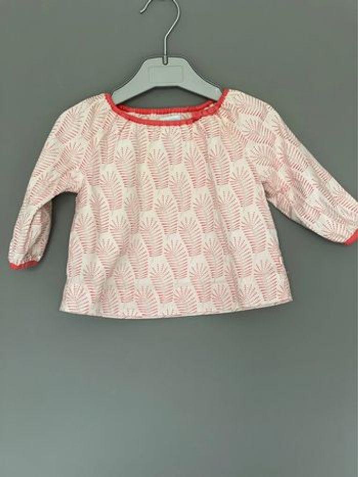 Blouse manches longues bébé fille - photo numéro 1