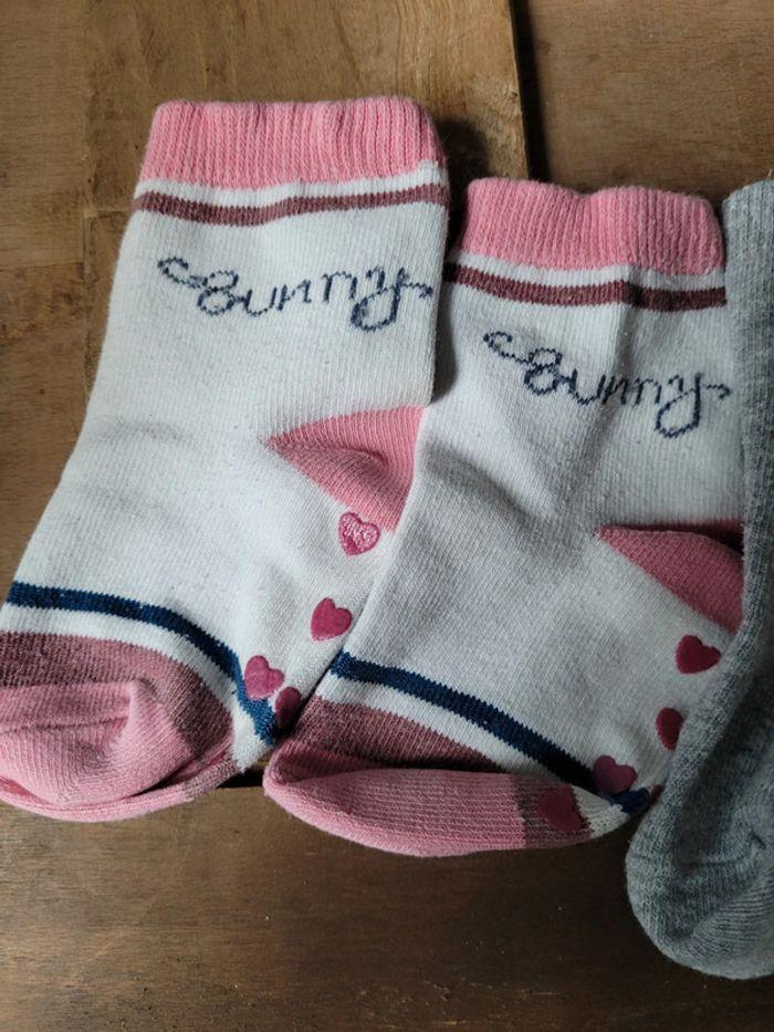 Lot de 3 paires de chaussettes anti derapantes t.19-22 - photo numéro 2