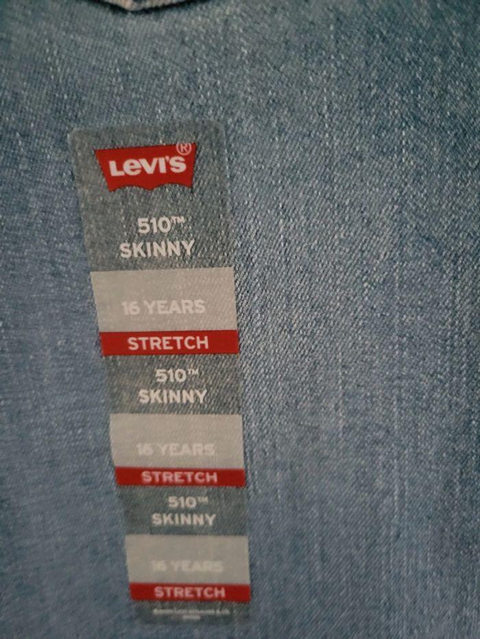 Jeans skinny Levi's 510  fille 16 ans neuf avec étiquette - photo numéro 9