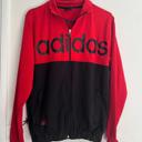 Veste  adidas  rouge et  noire