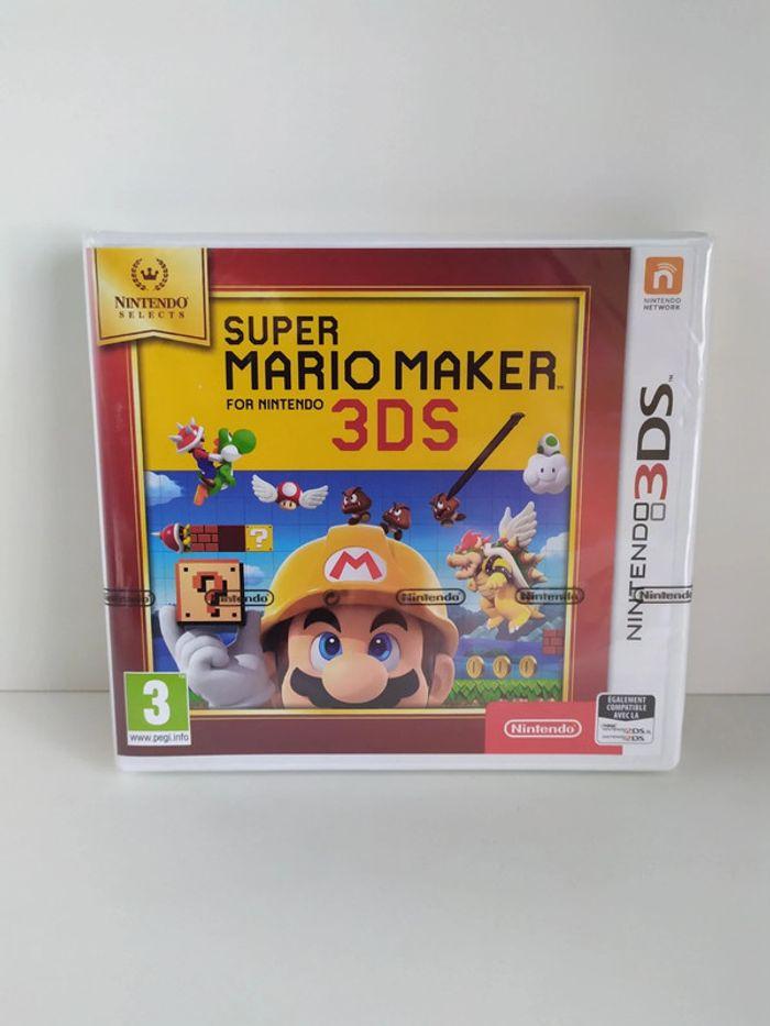 Super Mario maker Nintendo 3DS/2DS neuf - photo numéro 1